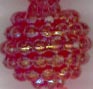 Berry Bead - 12 mm - Christmas Red AB (each)