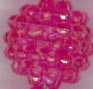 Berry Bead - 12 mm - Hot Pink AB (each)