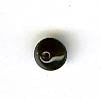Czech Pressed Glass - Bicone Bead - 6 mm - Black (eaches)