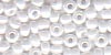 Czech Size 11 Seed Bead - White White - 6 gramme bag