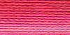 DMC No. 8 Perle Cotton - Colour 107 (mid pink - dark pink variegated)  - 10 g ball - 80 m length