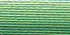 DMC No. 8 Perle Cotton - Colour 125 (light green - dark green variegated)  - 10 g ball - 80 m length