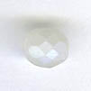 Czech Fire Polished Round - 8 mm - Crystal Matte AB (eaches)