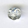 Czech Fire Polished Round - 8 mm - Half-coat Metallic Silver (eaches)