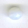 Czech Fire Polished Round - 8 mm - White Opal (eaches)