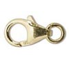 Clasp - Trigger - 10 mm with Ring - Gold-filled (eaches)