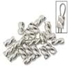 Crimp - Tube - Twisted (Cyclone) - Sterling Silver (pack of 10)