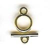 Clasp - Toggle - Round - Small - Gold