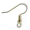 Earring Hook (Shepherds Hook) - gold plated - (per 4 pair)