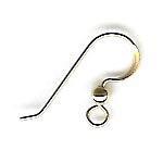 Earring Hook (Shepherds Hook) - 19 mm with 3 mm bead - Gold-filled (per pair)