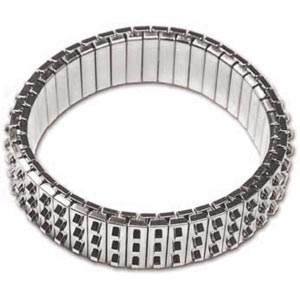 Bracelet Forms (for Beading) - Cha-Cha Bracelet - approx. 47 mm ID & 55 mm OD - Three Row of Loops -