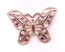 Filigree Butterfly - Copper - approx. 45 mm wide