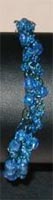 Crocheted Bracelet Kit - Blue