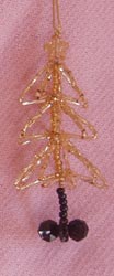 3-Dimensional Christmas Tree - Gold  (makes 3)