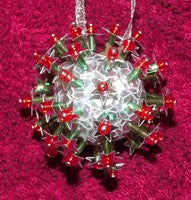 Mini Starburst Ball - Christmas Colours (makes 2)