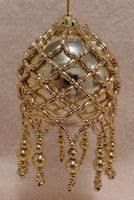 Chandelier-style Ornament - "Emi" (Gold)