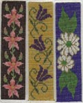Bookmark Kit - makes 1 bookmark (3-Daisies RHS pattern of illustration - pattern includes all 3 desi
