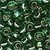 Miyuki Size 15 Seed Bead - Silverlined Rich (Christmas) Green - Number 17 - 5 gramme bag