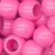 5 x 7 mm (Baby) Acrylic Pony Bead - Colour 23 (Hot Pink Opaque)
