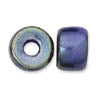 Czech Pressed Glass - Pony Bead - 9 x 6 mm - Blue Iris (eaches)