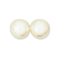 Czech Glass Pearl - 4 mm Round - White (eaches)