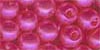 8 mm Acrylic Round  Pearl - Colour 22 (Hot Pink)