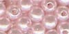 8 mm Acrylic Round  Pearl - Colour 24 (Light Pink)