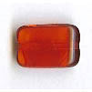 Czech Pressed Glass - Pillow Bead - 12 x 8 mm - Christmas Red (eaches)