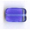 Czech Pressed Glass - Pillow Bead - 12 x 8 mm - Dark Sapphire (eaches)