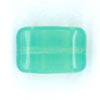 Czech Pressed Glass - Pillow Bead - 12 x 8 mm - Green Opal (eaches)