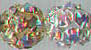 Czech Lead Crystal - Rhinestone Balls - gold-plated casing - 8 mm diameter - Crystal AB (eaches)