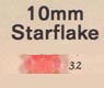10 mm Acrylic Starflake Bead - Colour 32 (Hyacinth)