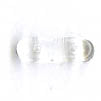 Czech Pressed Glass - 2-Hole Spacer Bead - 10 mm x 3 mm - Crystal AB (eaches)