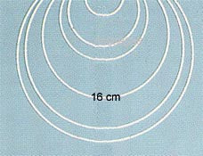 STEN - Metal - 16 cm Ring