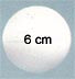STEN - Polystyrene - 6 cm Ball