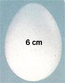 STEN - Polystyrene - 6 cm Egg