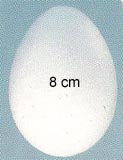 STEN - Polystyrene - 8 cm Egg