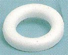 STEN - Polystyrene - 12 cm Ring-in-Half (Wreath)