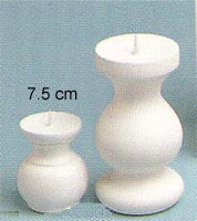 STEN - Wooden - 7.5 cm Candleholder