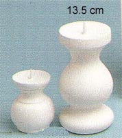 STEN - Wooden - 13.5 cm Candleholder