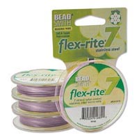 Flexrite - 7-strand Pink (coated Stainless Steel wire) - 0.014" - 0.35 mm - 9.2 m reel