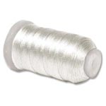 SILAMIDE Beading Thread - Size A - White - 350 yd (315 m) Spool
