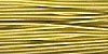 Tiger Tail (Nylon Coated Beading Wire) - 7-strand gold-colour - 0.015" - 2 metre length