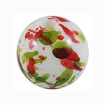 Painted Acrylic "Candy Apple" Bead 