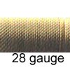 Beading Wire - General Craft Wire - 28 gauge - Gold coloured (48 m reel)