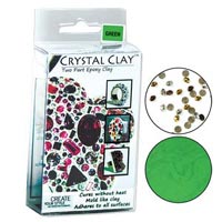 Crystal Clay - Bright Green - 50 gramme pack