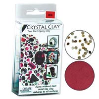 Crystal Clay - Bright Red - 50 gramme pack