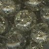 Czech Cracked Glass Pearl - 6 mm Round - Black Diamond (strand - approx. 72)