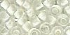 Czech Size 8 Seed Bead - White Glow-In-The-Dark - 6 gramme bag