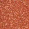 Miyuki Delica - Size 11 - Transparent Tangerine AB - 5 g